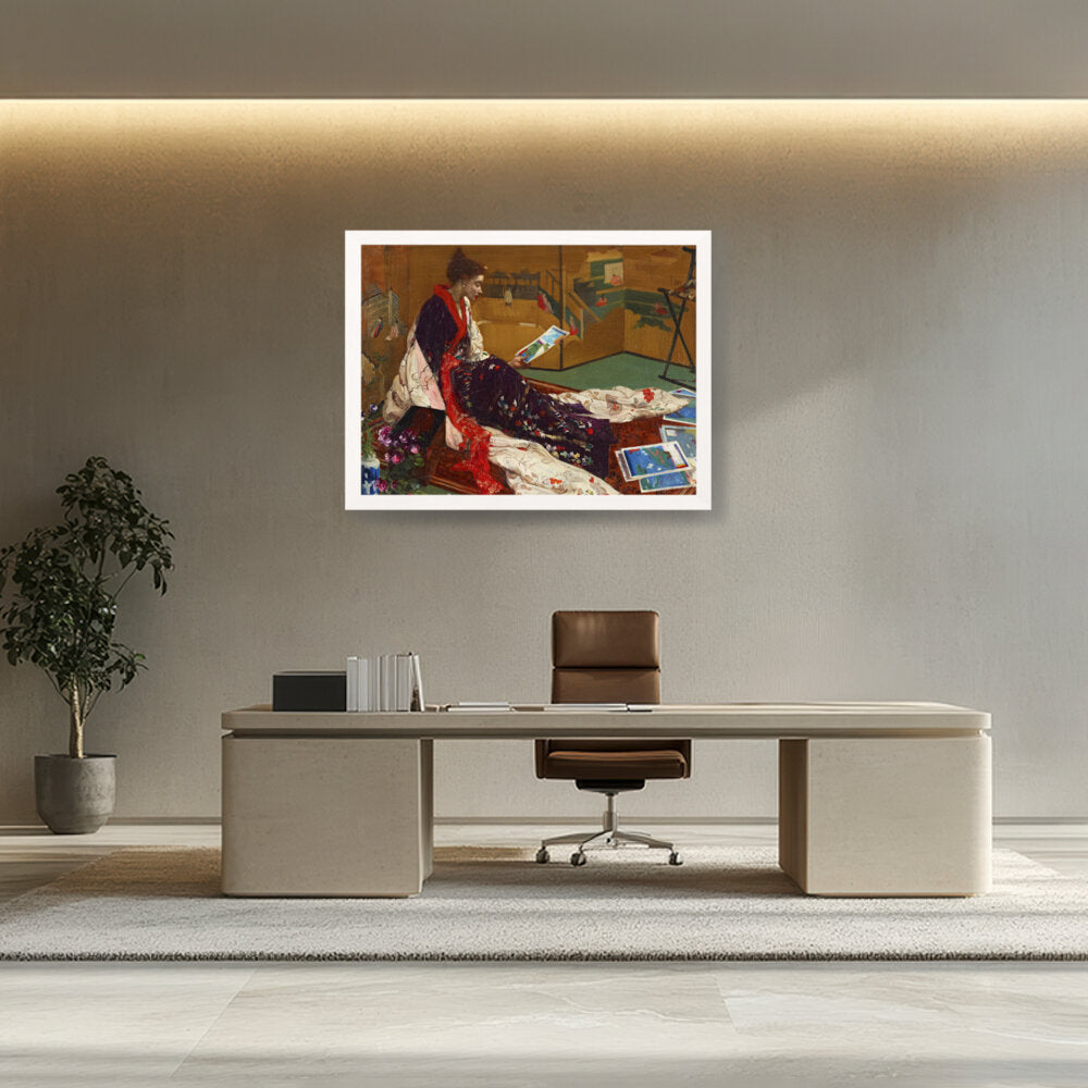 Kimono2 - Framed Canvas