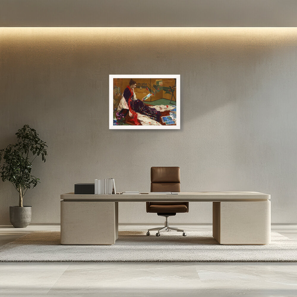 Kimono2 - Framed Canvas