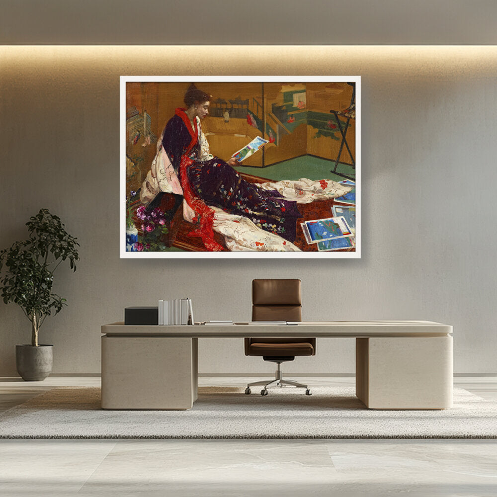 Kimono2 - Framed Canvas
