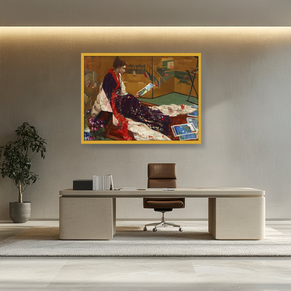 Kimono2 - Framed Canvas