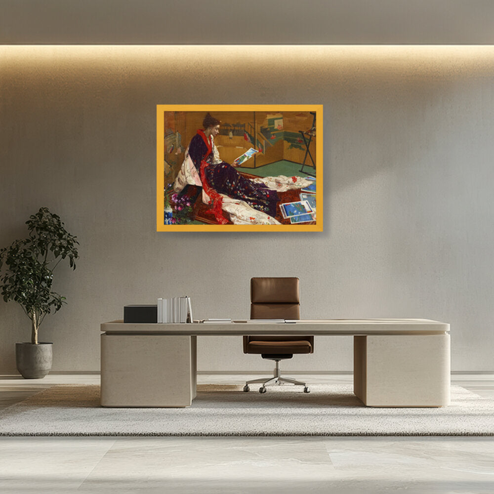 Kimono2 - Framed Canvas