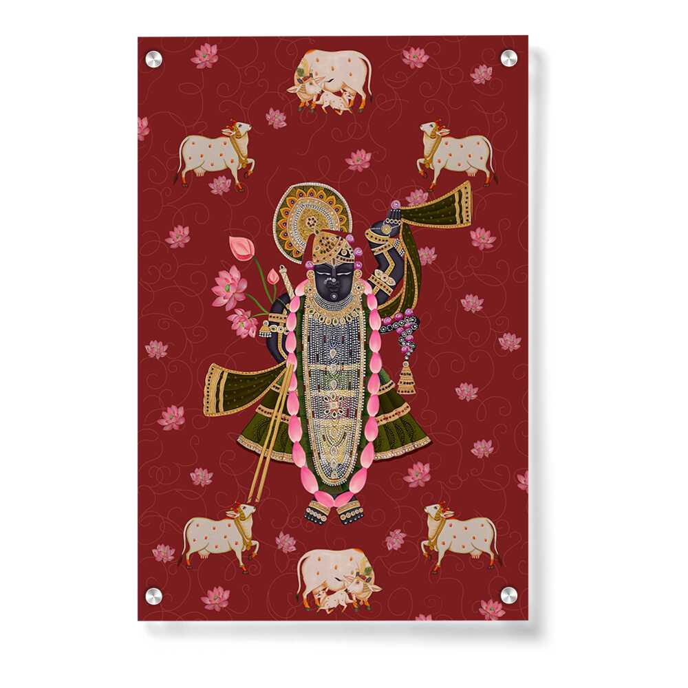 ShrinathJiPichwai_Cows - Acrylic Wall Photo