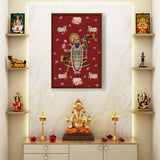 Artist10 - Art - ShrinathJiPichwai_Cows - Framed Canvas