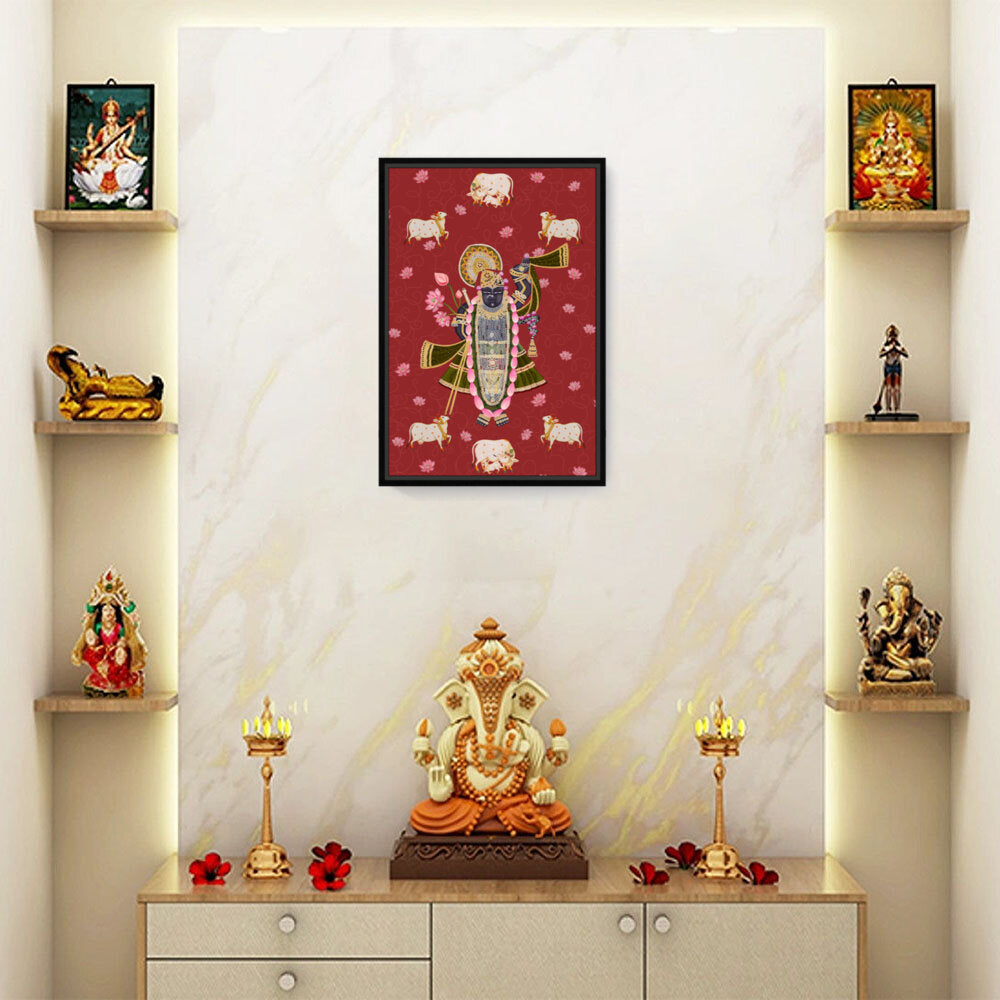 ShrinathJiPichwai_Cows - FLOATING FRAME