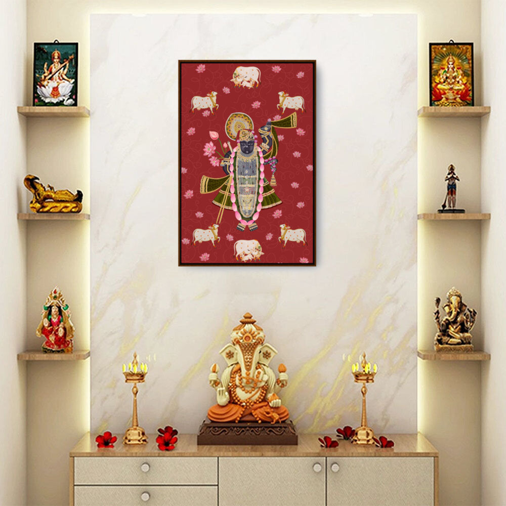 ShrinathJiPichwai_Cows - FLOATING FRAME