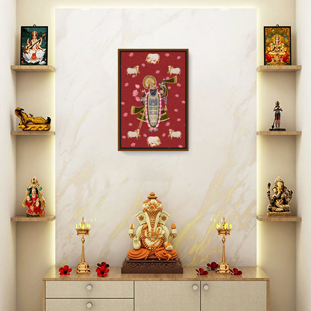 ShrinathJiPichwai_Cows - FLOATING FRAME