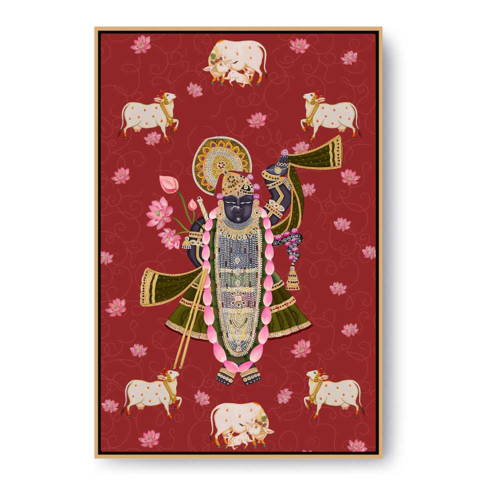 ShrinathJiPichwai_Cows - FLOATING FRAME