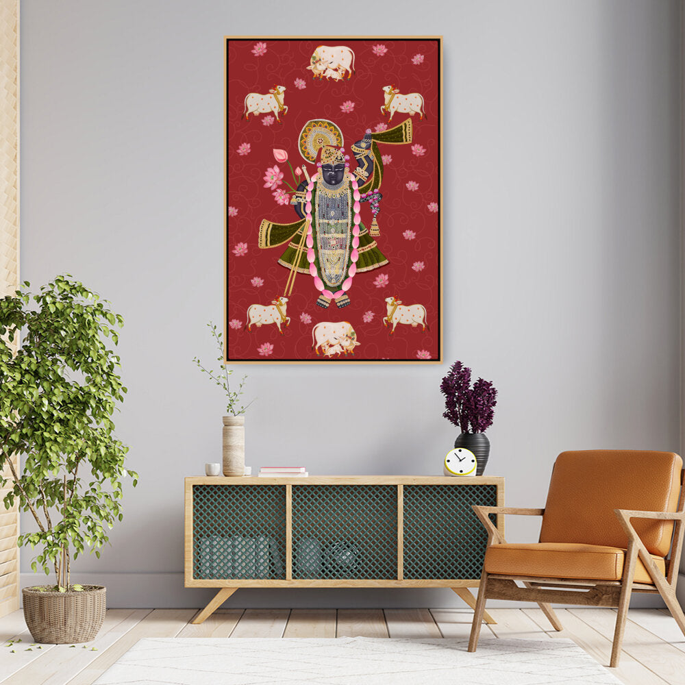 ShrinathJiPichwai_Cows - FLOATING FRAME