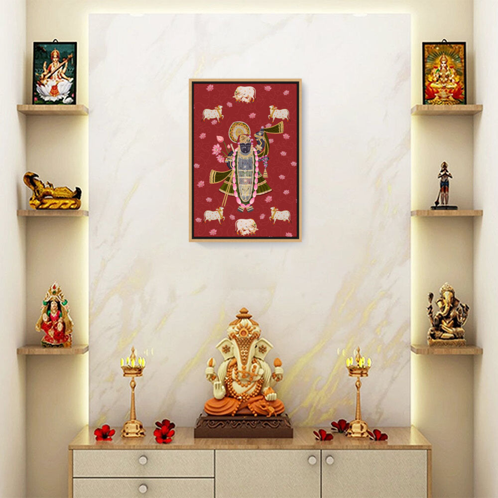ShrinathJiPichwai_Cows - FLOATING FRAME