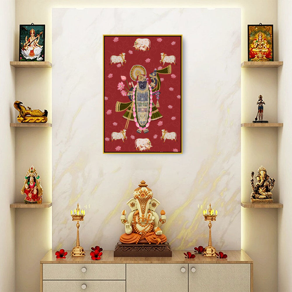 ShrinathJiPichwai_Cows - FLOATING FRAME