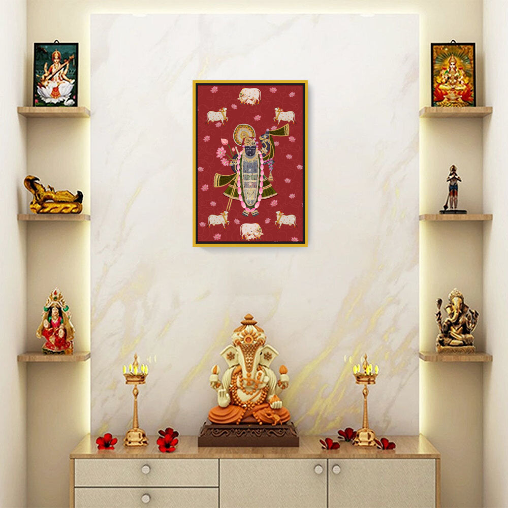 ShrinathJiPichwai_Cows - FLOATING FRAME