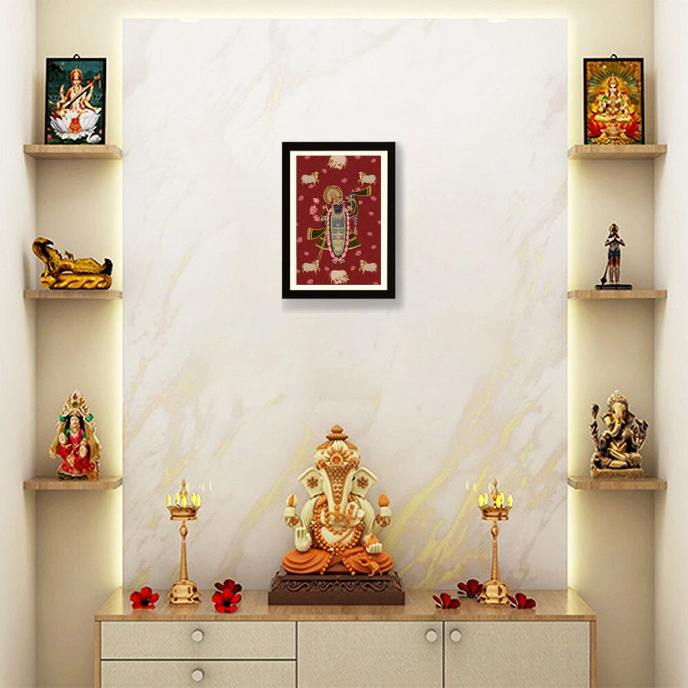 ShrinathJiPichwai_Cows - WALL MOUNT FRAME