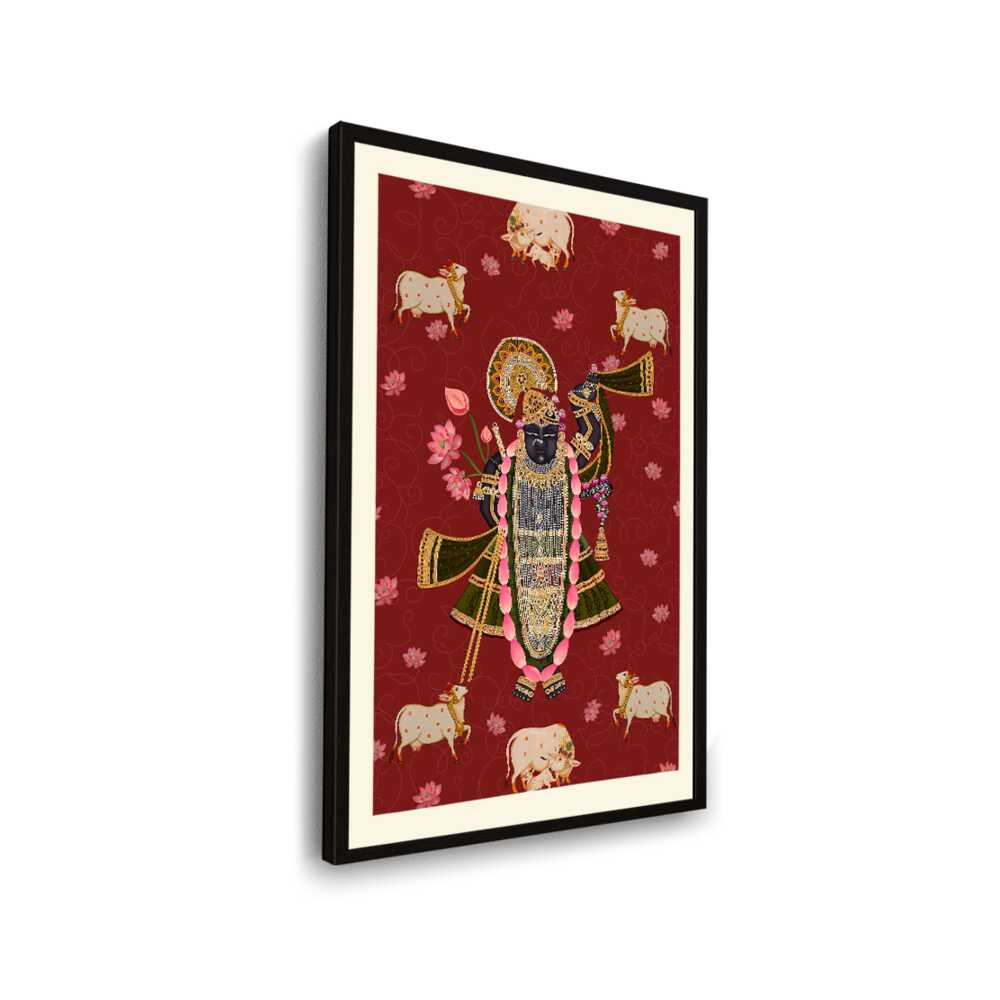 ShrinathJiPichwai_Cows - WALL MOUNT FRAME