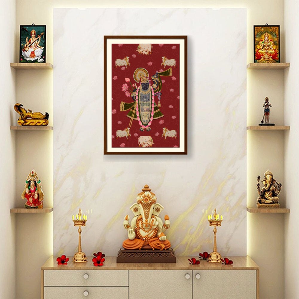 ShrinathJiPichwai_Cows - WALL MOUNT FRAME
