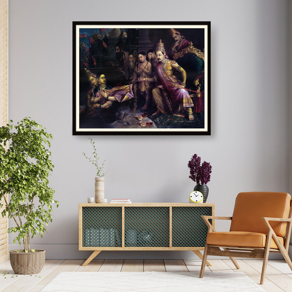 Artist10 - Art - Sita_Bhumipravesh - WALL MOUNT FRAME