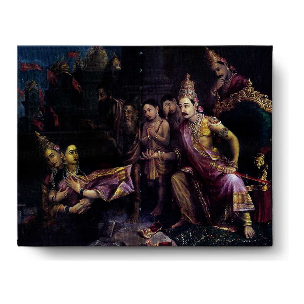 Sita_Bhumipravesh - Wall Canvas