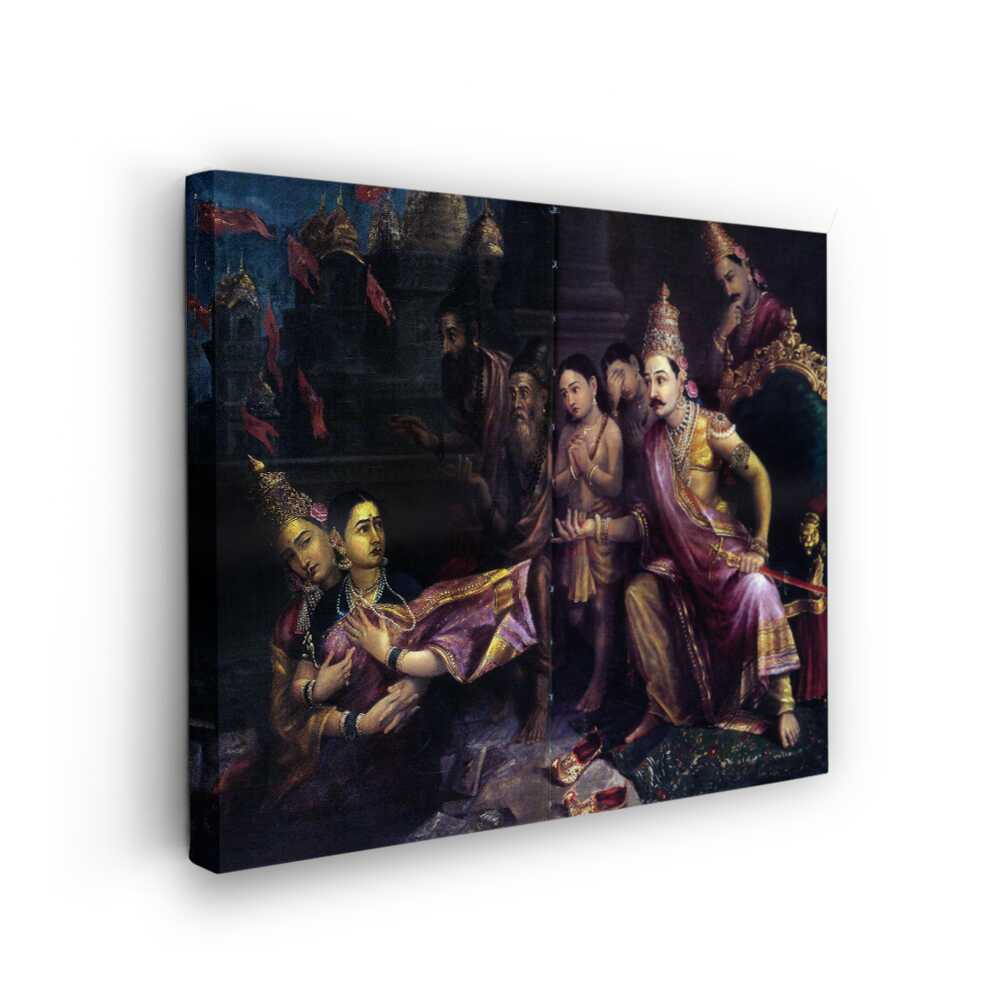 Sita_Bhumipravesh - Wall Canvas