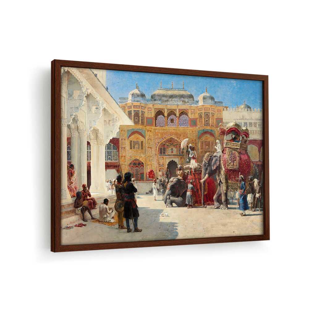 The-arrival-of-prince-humbert- - Framed Canvas