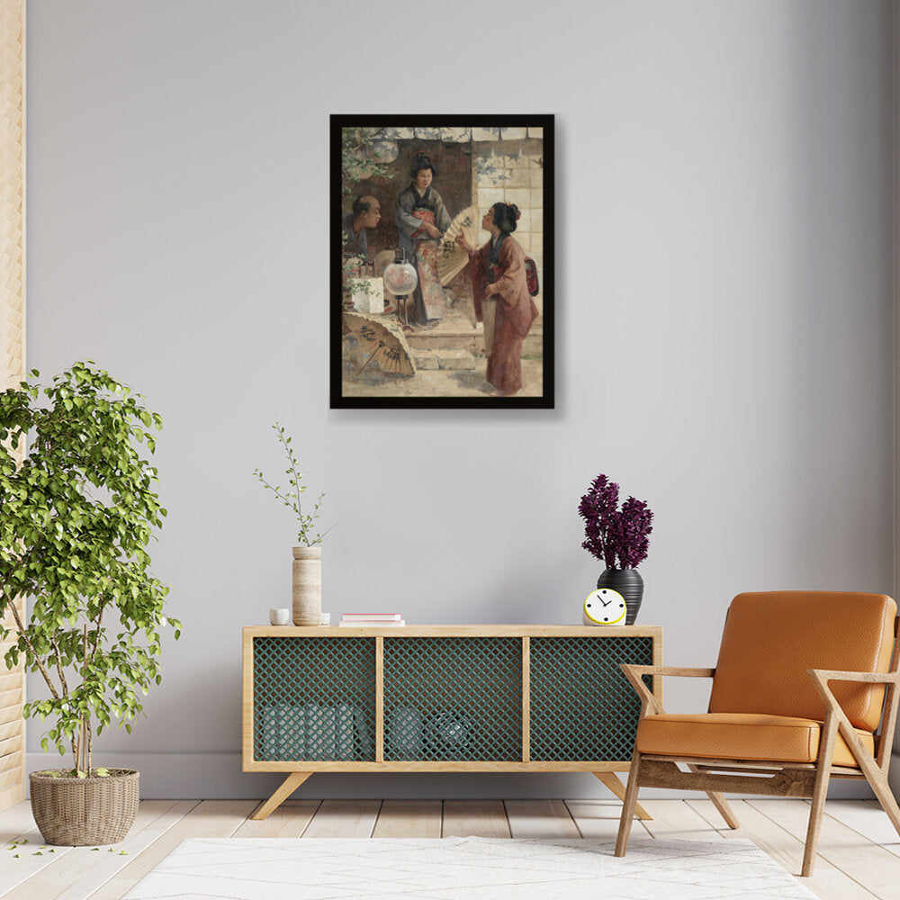 The-cleveland-museum-of-art-BG - Framed Canvas