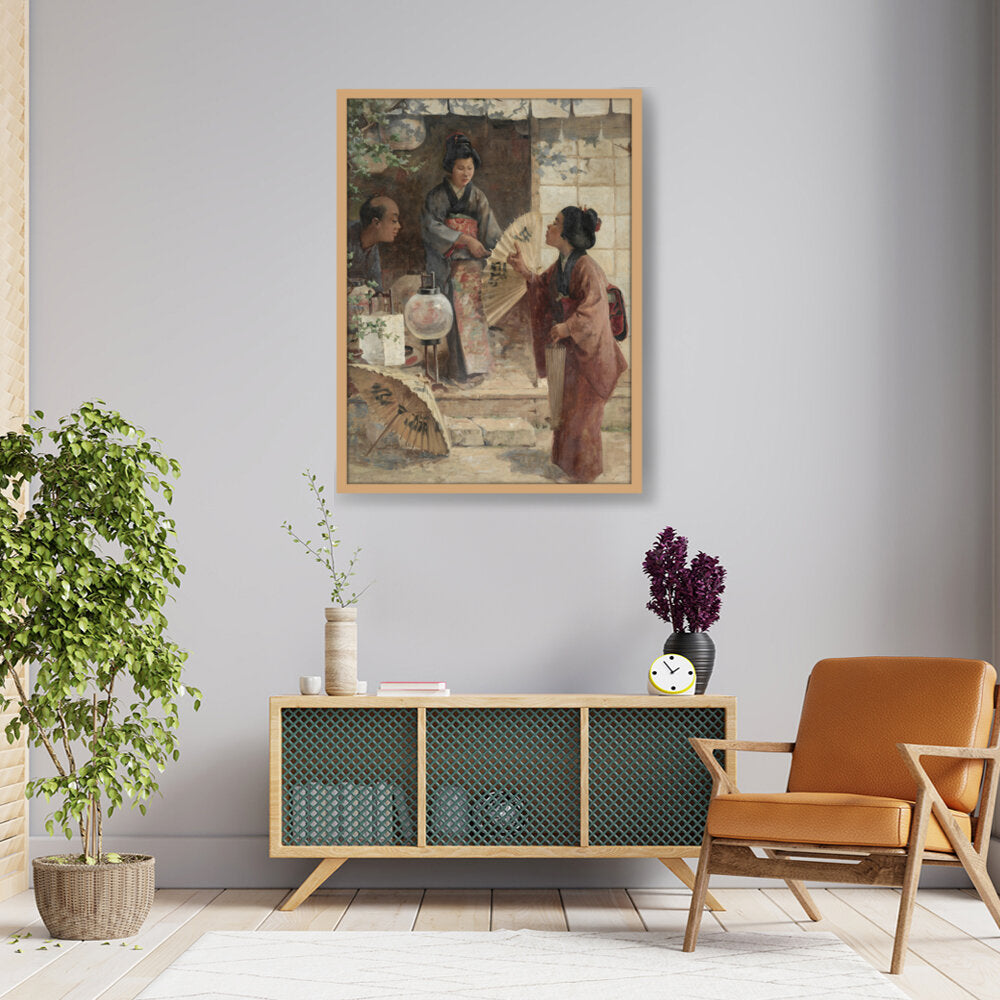 The-cleveland-museum-of-art-BG - Framed Canvas