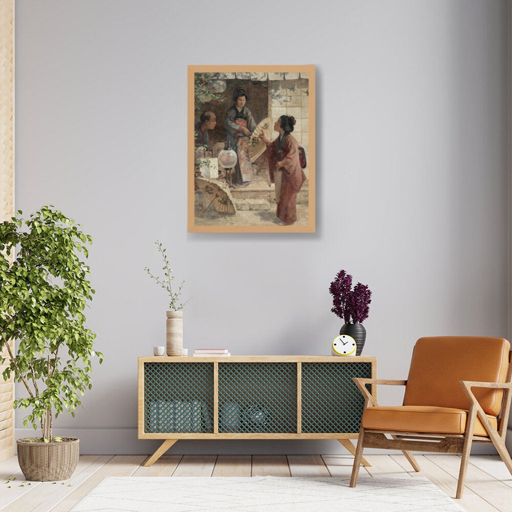 The-cleveland-museum-of-art-BG - Framed Canvas