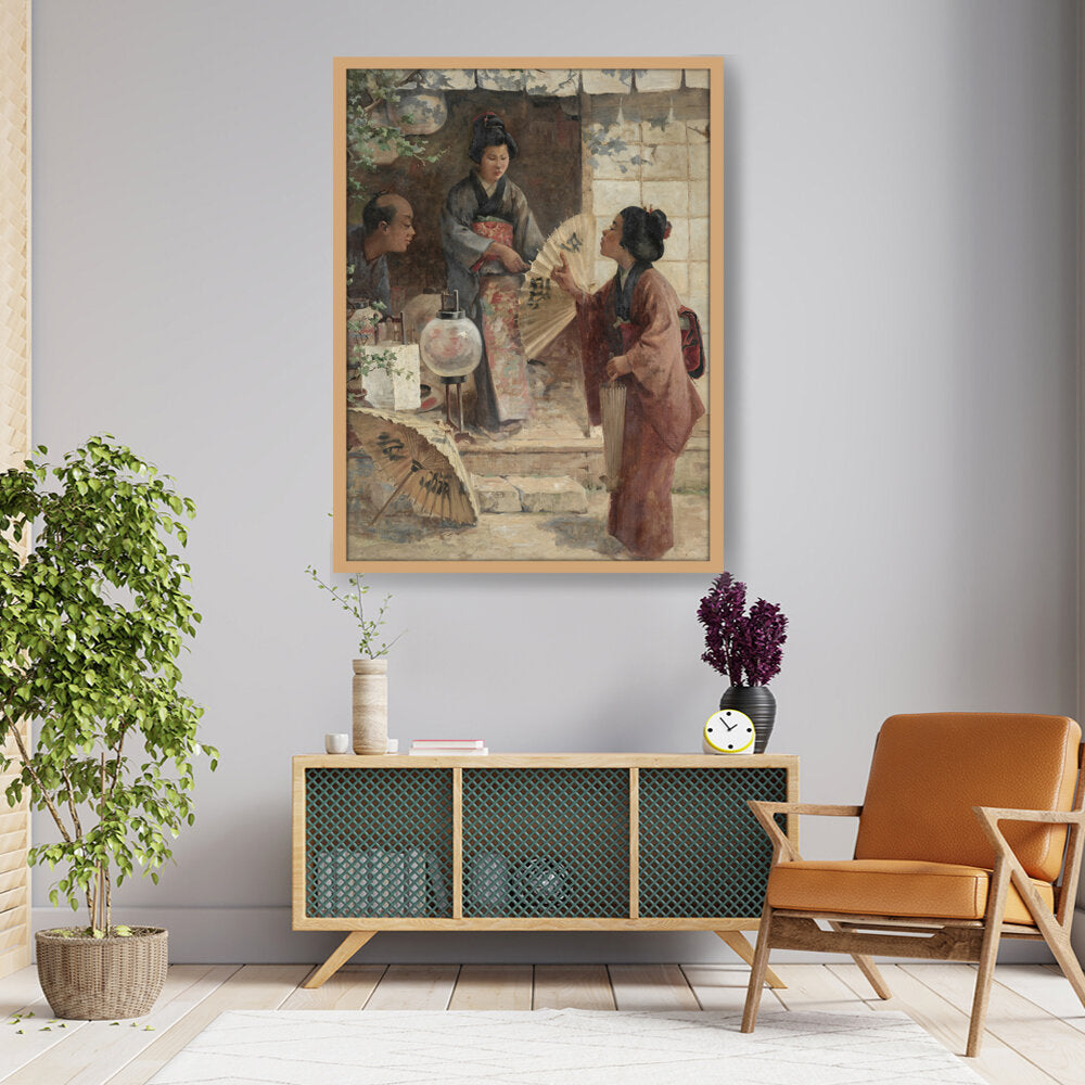 The-cleveland-museum-of-art-BG - Framed Canvas