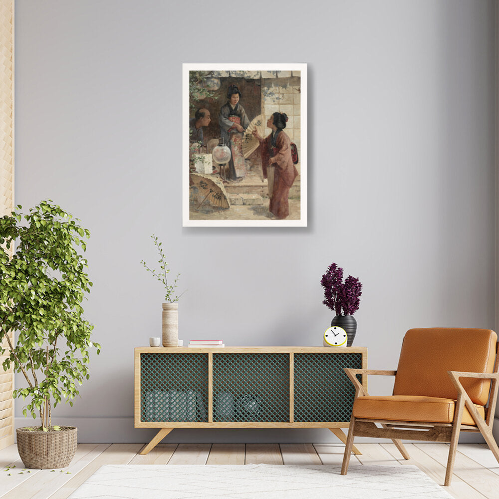 The-cleveland-museum-of-art-BG - Framed Canvas