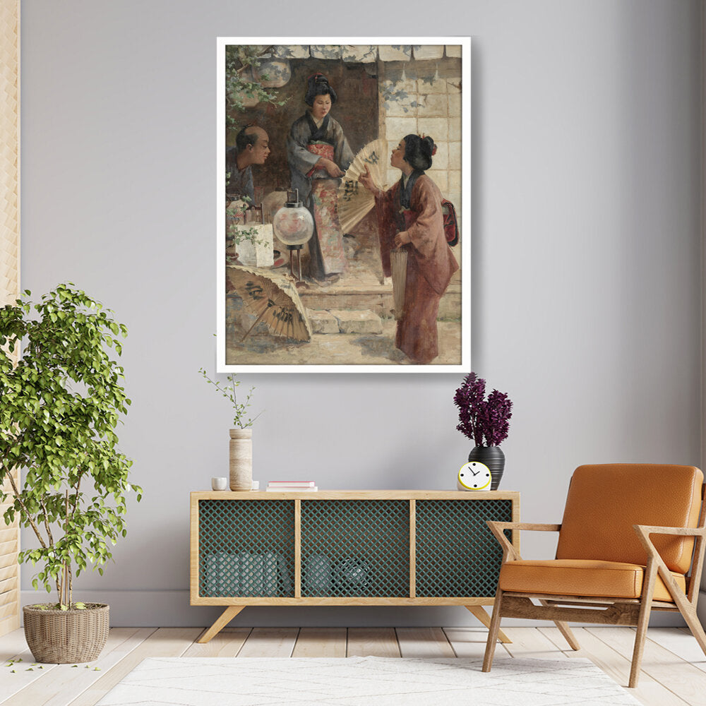 The-cleveland-museum-of-art-BG - Framed Canvas
