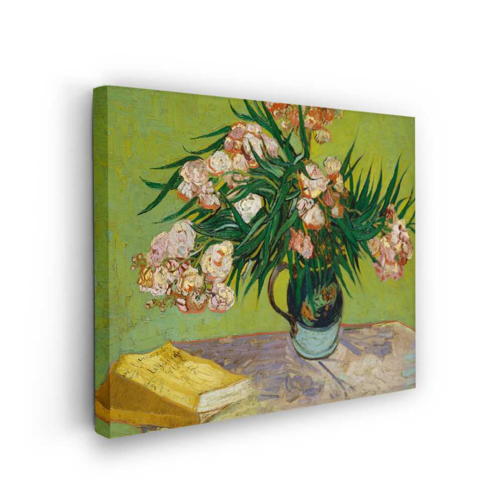 Picasoul - Picasoul Curated - Flowers In A Green Vase - Wall Decor