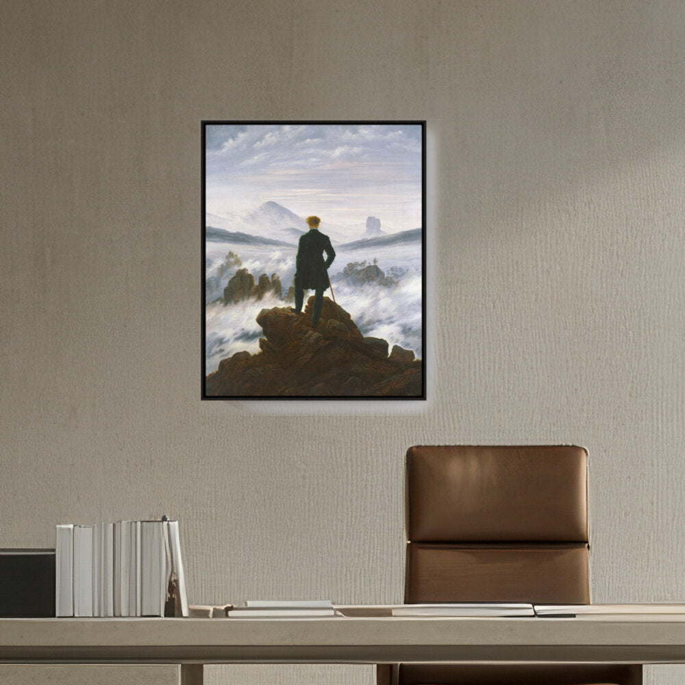 The Wanderer Above The Mists - FLOATING FRAME