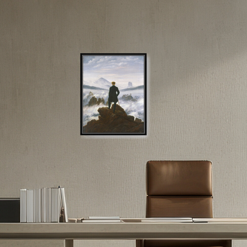 The Wanderer Above The Mists - FLOATING FRAME