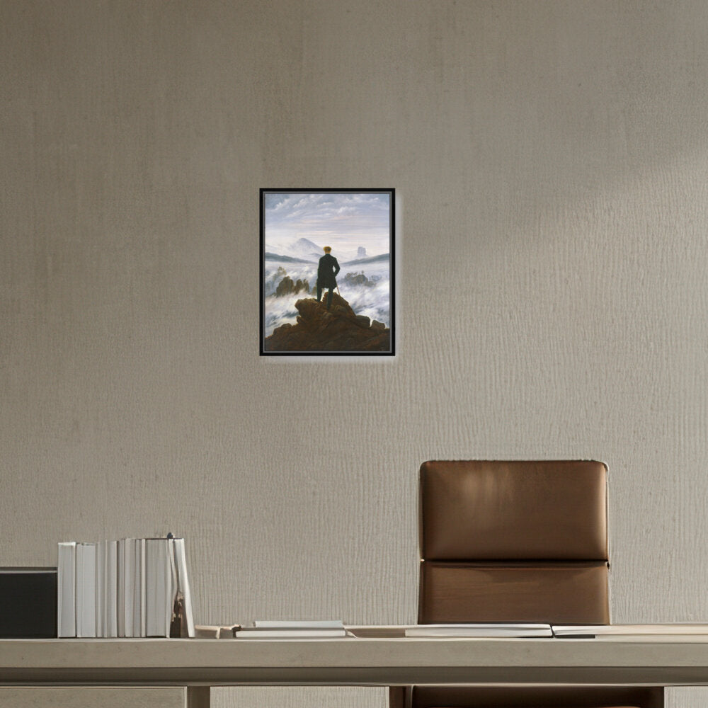 The Wanderer Above The Mists - FLOATING FRAME