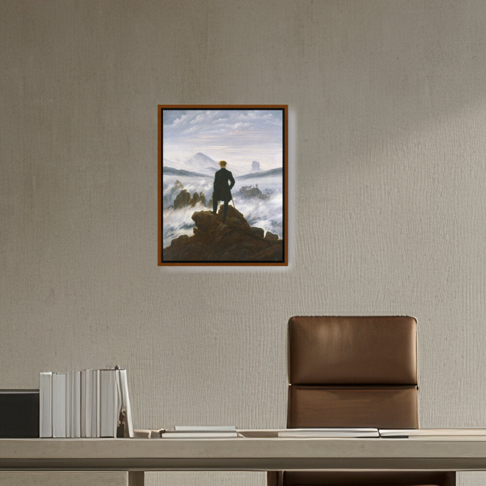 The Wanderer Above The Mists - FLOATING FRAME