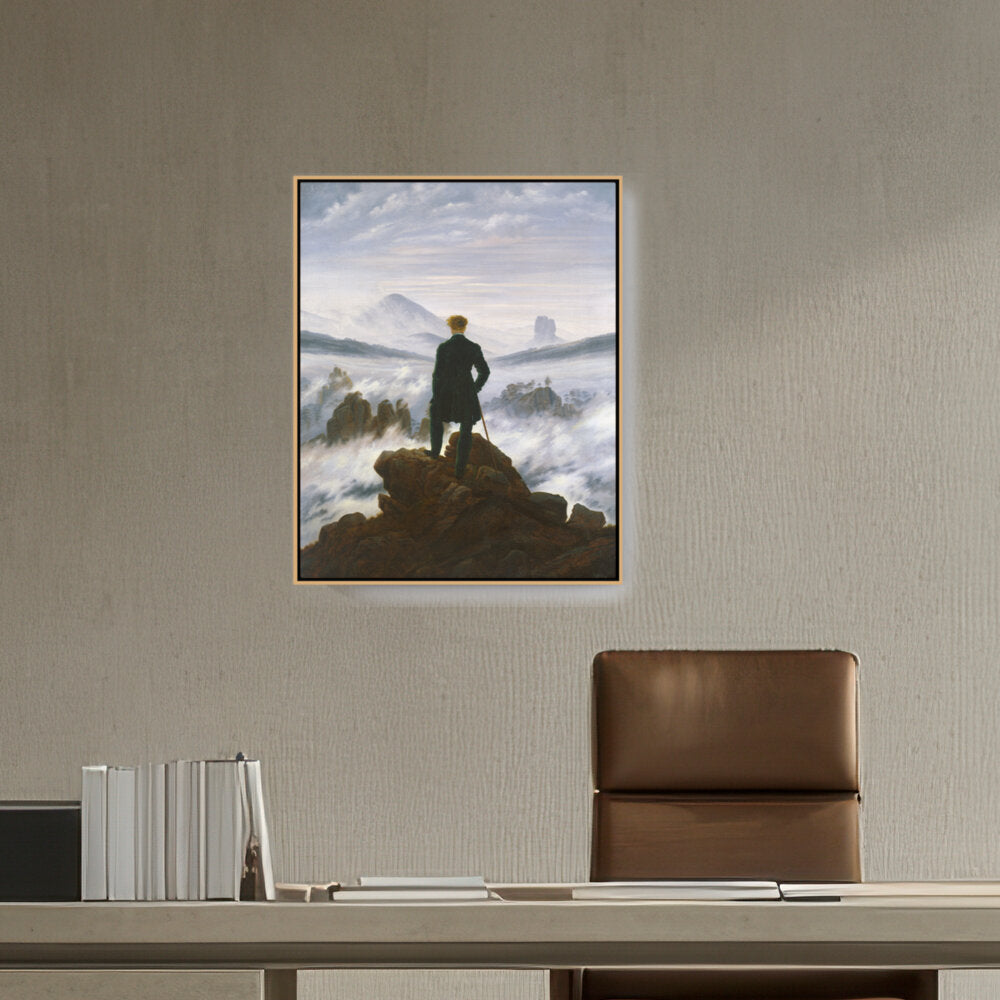 The Wanderer Above The Mists - FLOATING FRAME