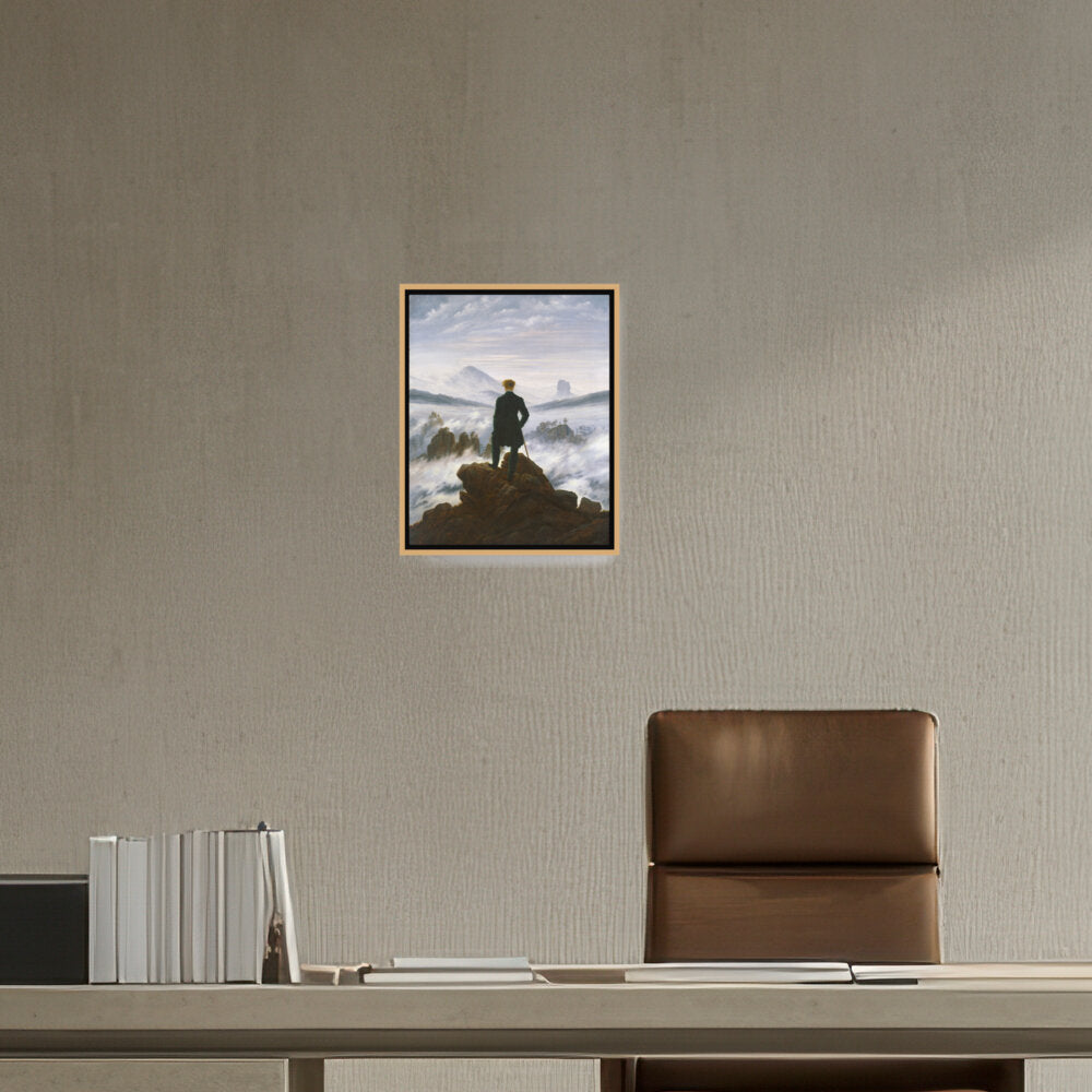 The Wanderer Above The Mists - FLOATING FRAME