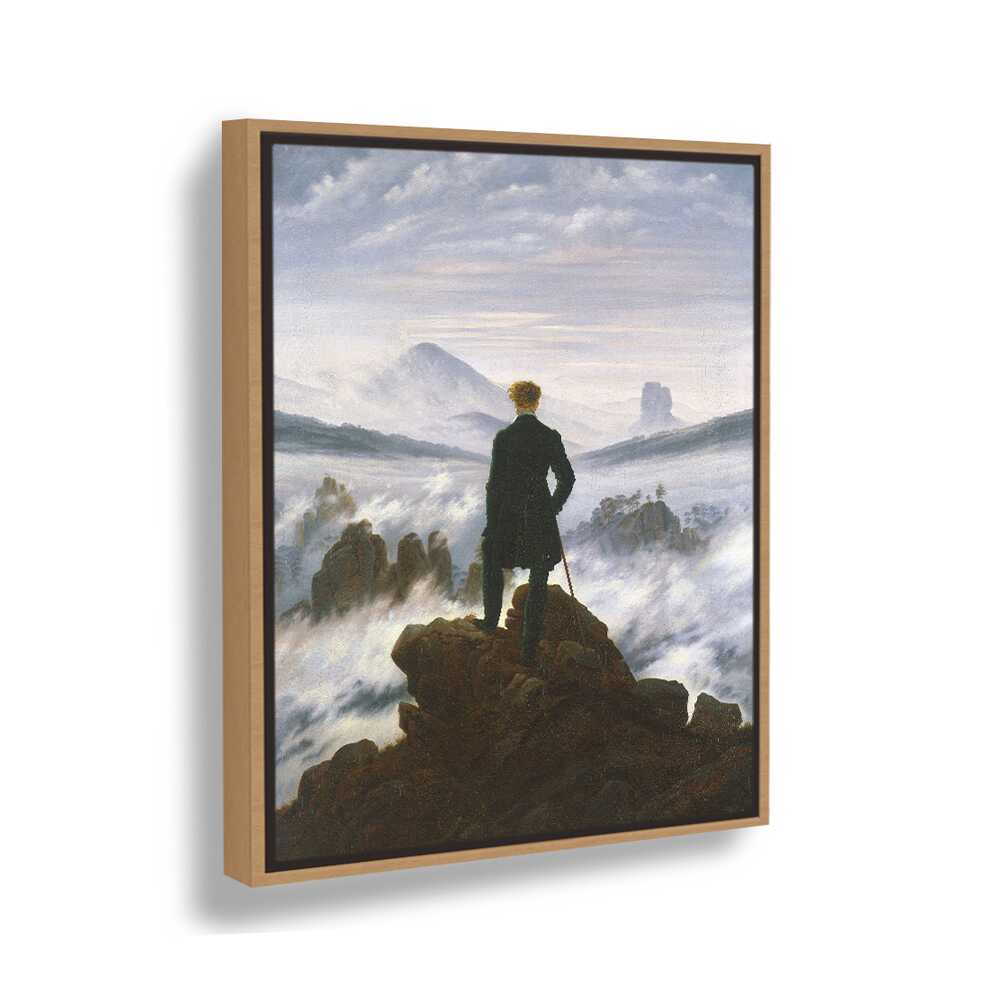 The Wanderer Above The Mists - FLOATING FRAME