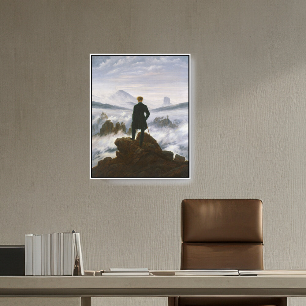 The Wanderer Above The Mists - FLOATING FRAME