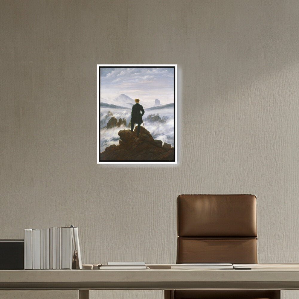 The Wanderer Above The Mists - FLOATING FRAME