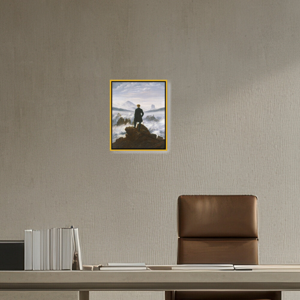 The Wanderer Above The Mists - FLOATING FRAME