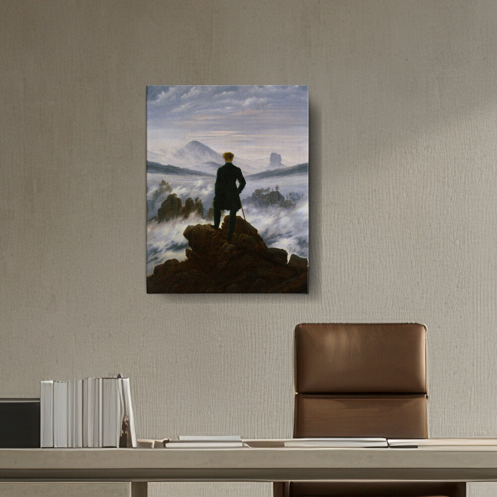 The Wanderer Above The Mists - Wall Canvas