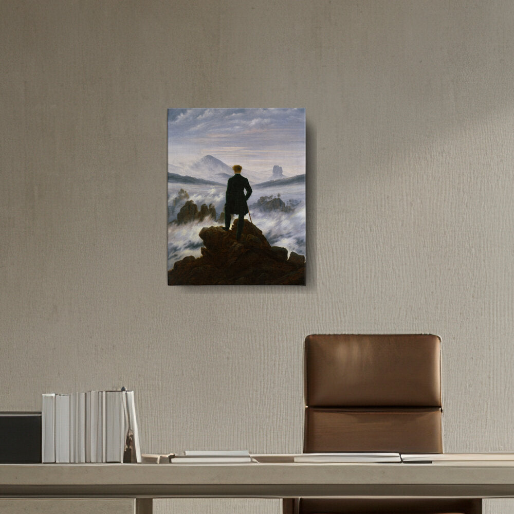 The Wanderer Above The Mists - Wall Canvas