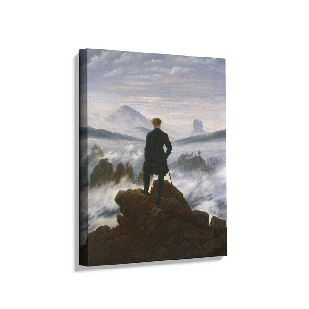 The Wanderer Above The Mists - Wall Canvas