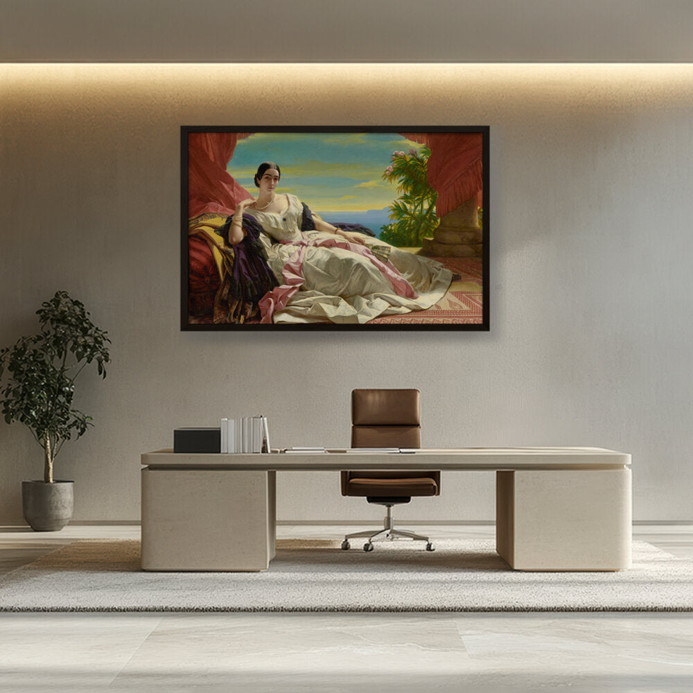 Portrait Of Leonilla - Framed Canvas