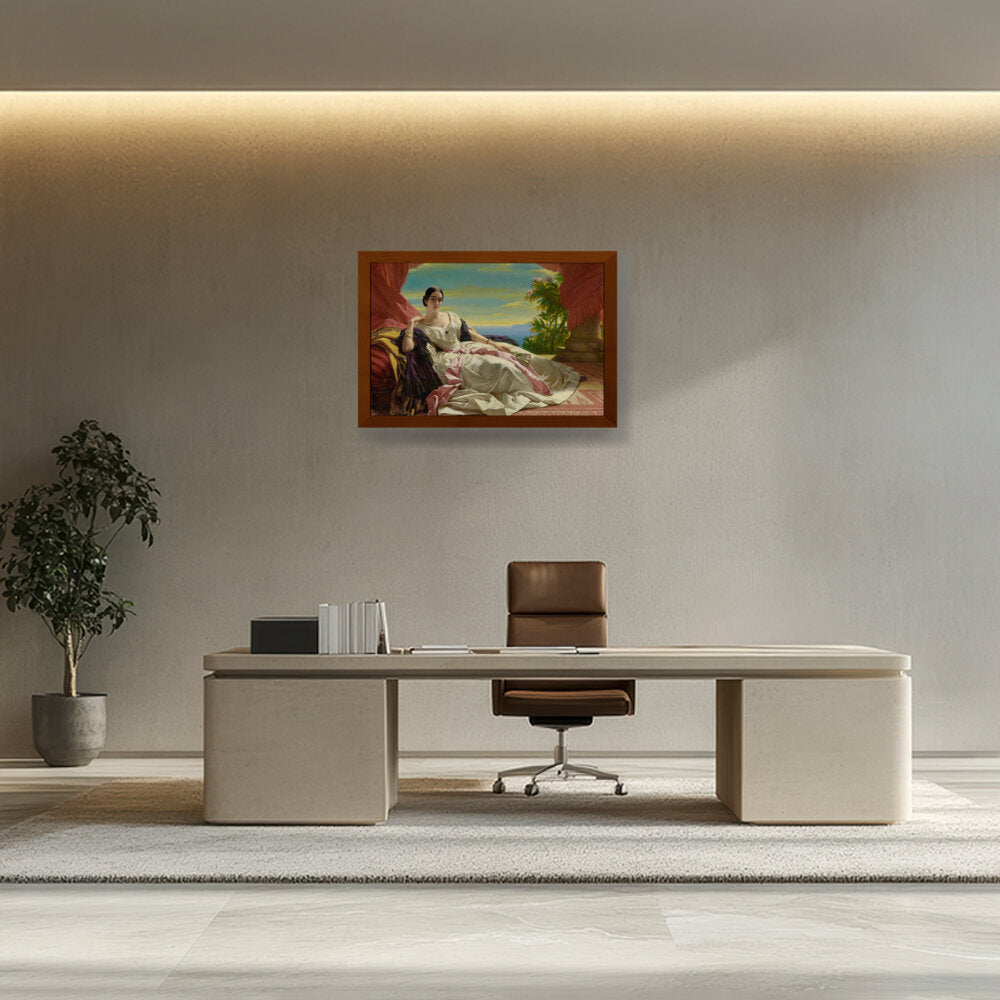 Portrait Of Leonilla - Framed Canvas