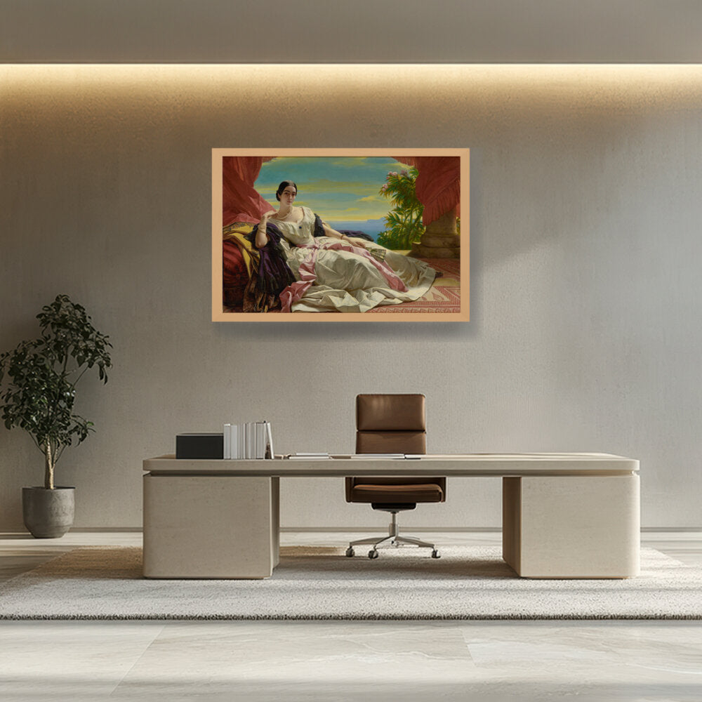 Portrait Of Leonilla - Framed Canvas