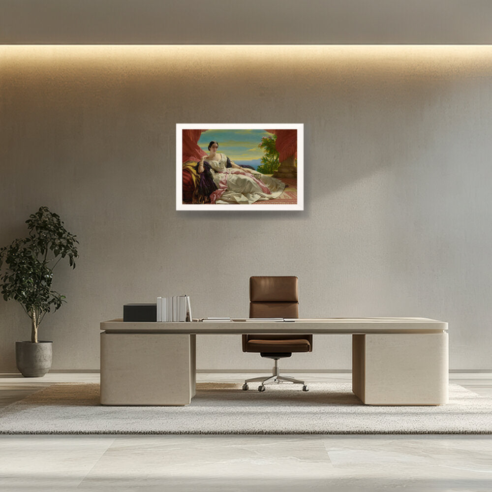 Portrait Of Leonilla - Framed Canvas