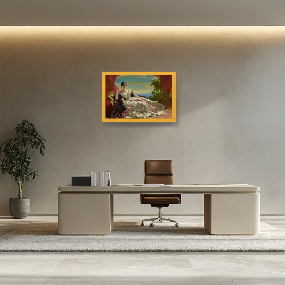 Portrait Of Leonilla - Framed Canvas