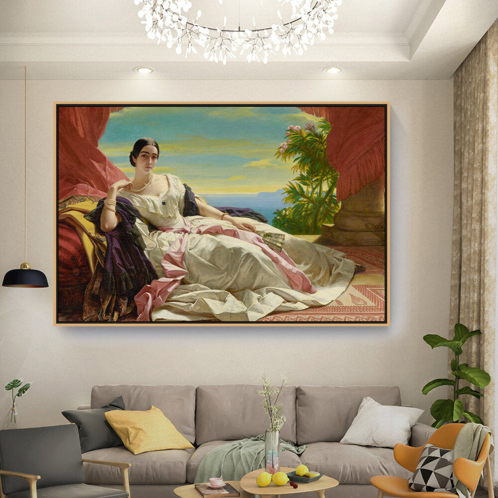 Portrait Of Leonilla - FLOATING FRAME