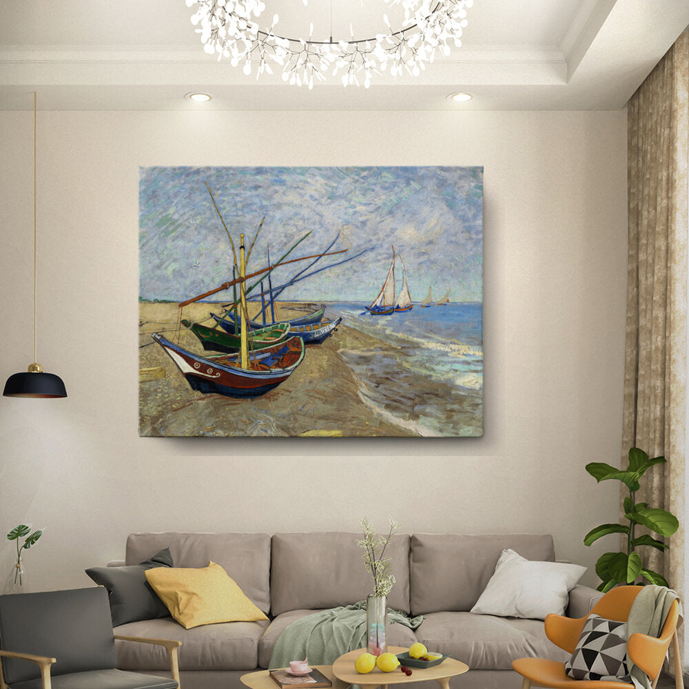 Fishing Boats At Sea
