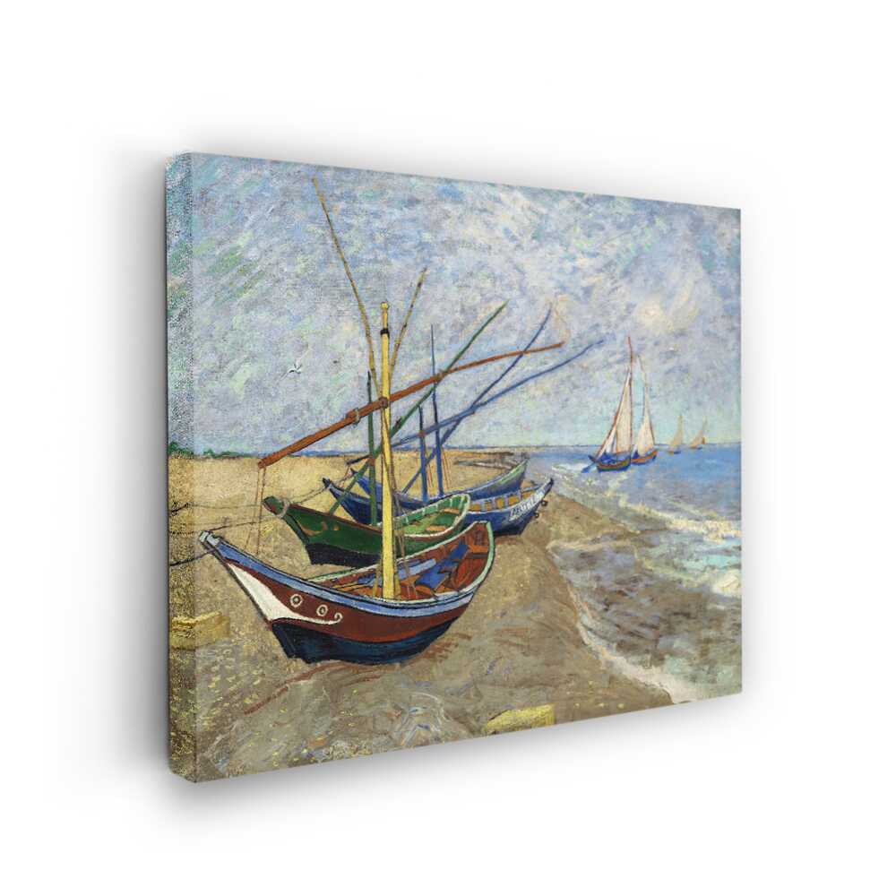 Picasoul - Picasoul Curated - Fishing Boats At Sea - Wall Decor